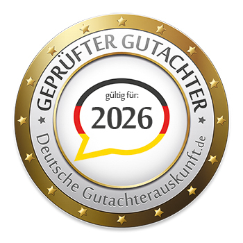 Geprüfter Gutachter 2026 — Deutsche Gutachterauskunft.de